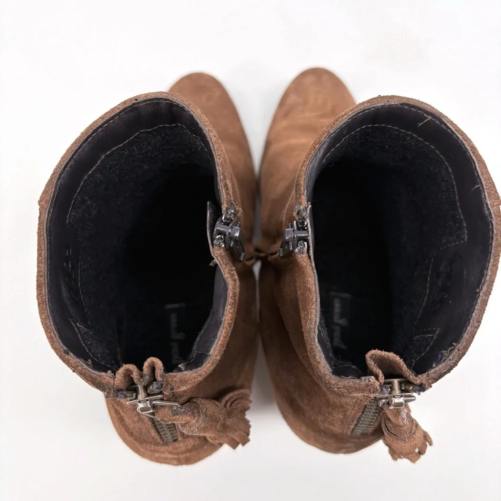 PAUL GREEN Jada Brown Suede Ankle Boots 8